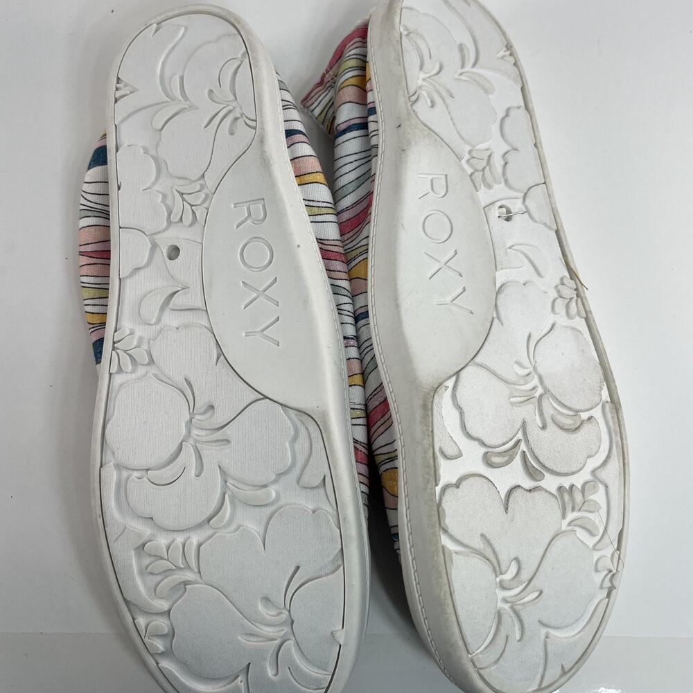Roxy Bayshore Slip On Shoes Multicolor Canvas Casual Sneakers Women US 9 - Picture 6 of 6